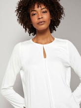 Tunika im Materialmix - Frauen - Whisper White Tunika im Materialmix - Frauen - Whisper White - 9 - Mine to five