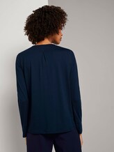 Tunika im Materialmix - Frauen - Sky Captain Blue Tunika im Materialmix - Frauen - Sky Captain Blue - 2 - Mine to five