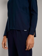 Tunika im Materialmix - Frauen - Sky Captain Blue Tunika im Materialmix - Frauen - Sky Captain Blue - 9 - Mine to five