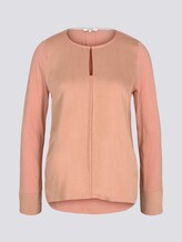 Tunika im Materialmix - Frauen - salmon rose Tunika im Materialmix - Frauen - salmon rose - 7 - Mine to five