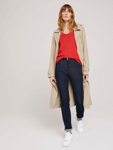Basic Pullover mit V-Ausschnitt - Frauen - Strong Red Basic Pullover mit V-Ausschnitt - Frauen - Strong Red - 3 - TOM TAILOR
