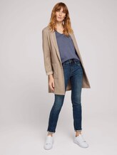 Basic Pullover mit V-Ausschnitt - Frauen - dove grey melange Basic Pullover mit V-Ausschnitt - Frauen - dove grey melange - 3 - TOM TAILOR