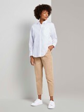 Taps toelopende Jeans met Geplooid Detail - Vrouwen - light ginger Taps toelopende Jeans met Geplooid Detail - Vrouwen - light ginger - 3 - Mine to five