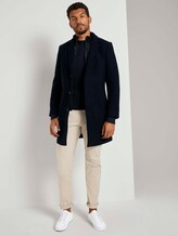 Strukturierter Pullover mit Wollanteil - Männer - Sky Captain Blue Strukturierter Pullover mit Wollanteil - Männer - Sky Captain Blue - 3 - TOM TAILOR