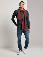 Weicher Pullover in Mélange-Optik - Männer - navy grey mouline Weicher Pullover in Mélange-Optik - Männer - navy grey mouline - 3 - TOM TAILOR