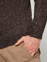 Weicher Pullover in Mélange-Optik - Männer - brown navy mouline Weicher Pullover in Mélange-Optik - Männer - brown navy mouline - 10 - TOM TAILOR