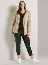Langarmshirt mit V-Ausschnitt - Frauen - Dark Rosin Green Langarmshirt mit V-Ausschnitt - Frauen - Dark Rosin Green - 3 - My True Me