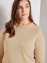 Gevlekt overhemd met opstaande kraag - Vrouwen - sand dune melange Gevlekt overhemd met opstaande kraag - Vrouwen - sand dune melange - 9 - My True Me