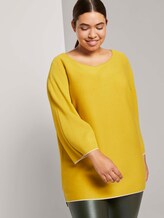 Dubbellaags gebreide trui - Vrouwen - california sand yellow Dubbellaags gebreide trui - Vrouwen - california sand yellow - 5 - My True Me