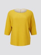 Dubbellaags gebreide trui - Vrouwen - california sand yellow Dubbellaags gebreide trui - Vrouwen - california sand yellow - 7 - My True Me