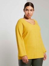 Strickpullover mit Struktur - Frauen - california sand melange Strickpullover mit Struktur - Frauen - california sand melange - 1 - My True Me