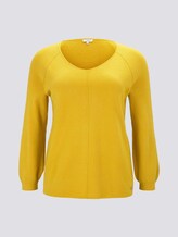 Strickpullover mit Struktur - Frauen - california sand melange Strickpullover mit Struktur - Frauen - california sand melange - 7 - My True Me