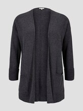 Cardigan mit strukturierter Oberfläche - Frauen - Shale Grey Melange Cardigan mit strukturierter Oberfläche - Frauen - Shale Grey Melange - 7 - My True Me