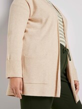 Curvy - Cardigan mit strukturierter Oberfläche - Frauen - sand dune melange Curvy - Cardigan mit strukturierter Oberfläche - Frauen - sand dune melange - 9 - My True Me