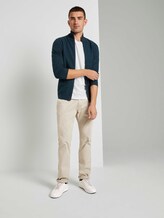 Strukturierte Mouline Strickjacke - Männer - navy green knitted structure Strukturierte Mouline Strickjacke - Männer - navy green knitted structure - 3 - TOM TAILOR