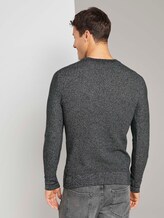 Fein strukturierter Pullover - Männer - Black Fein strukturierter Pullover - Männer - Black - 2 - TOM TAILOR