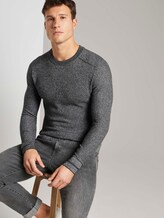 Fein strukturierter Pullover - Männer - Black Fein strukturierter Pullover - Männer - Black - 5 - TOM TAILOR