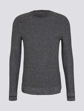 Fein strukturierter Pullover - Männer - Black Fein strukturierter Pullover - Männer - Black - 7 - TOM TAILOR