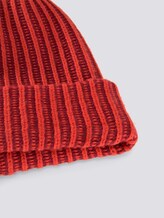 Gerippte Beanie - Frauen - Molten Lava Red Gerippte Beanie - Frauen - Molten Lava Red - 9 - Mine to five