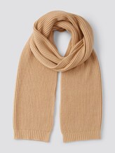 Geribbelde sjaal - Vrouwen - cream beige Geribbelde sjaal - Vrouwen - cream beige - 7 - Mine to five