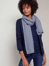 Soft knitted scarf - Women - fern blue Soft knitted scarf - Women - fern blue - 5 - Mine to five