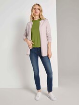 Langarmshirt in Melange Optik - Frauen - wood green melange Langarmshirt in Melange Optik - Frauen - wood green melange - 3 - TOM TAILOR