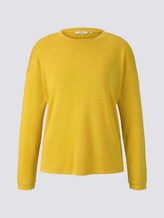 Langarmshirt in Melange Optik - Frauen - california sand melange Langarmshirt in Melange Optik - Frauen - california sand melange - 7 - TOM TAILOR