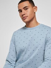 Gemustertes Sweatshirt - Männer - blue organic leaf print Gemustertes Sweatshirt - Männer - blue organic leaf print - 9 - TOM TAILOR Denim