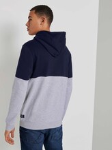 Hoodie mit Blockstreifen - Männer - Sky Captain Blue Hoodie mit Blockstreifen - Männer - Sky Captain Blue - 2 - TOM TAILOR Denim