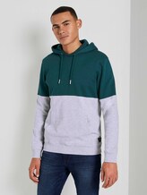 Hoodie mit Blockstreifen - Männer - Deep Green Lake Hoodie mit Blockstreifen - Männer - Deep Green Lake - 1 - TOM TAILOR Denim