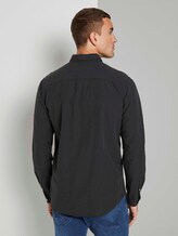 Fein gemustertes Hemd - Männer - black by burgundy white dobby Fein gemustertes Hemd - Männer - black by burgundy white dobby - 2 - TOM TAILOR
