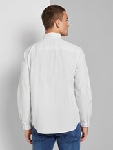Fein gemustertes Hemd - Männer - off white with blue navy dobby Fein gemustertes Hemd - Männer - off white with blue navy dobby - 2 - TOM TAILOR