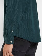 Fein gemustertes Hemd - Männer - green with burgund white dobby Fein gemustertes Hemd - Männer - green with burgund white dobby - 10 - TOM TAILOR