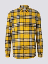 Kariertes Hemd - Männer - mustard multicolor check Kariertes Hemd - Männer - mustard multicolor check - 7 - TOM TAILOR Denim