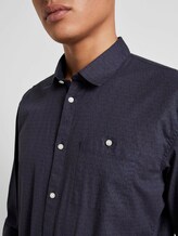 Gemustertes Stretch-Hemd - Männer - navy grid triangle print Gemustertes Stretch-Hemd - Männer - navy grid triangle print - 9 - TOM TAILOR Denim