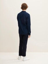 Stehkragenhemd mit feiner Struktur - Männer - navy small dobby Stehkragenhemd mit feiner Struktur - Männer - navy small dobby - 2 - TOM TAILOR Denim