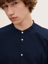 Stehkragenhemd mit feiner Struktur - Männer - navy small dobby Stehkragenhemd mit feiner Struktur - Männer - navy small dobby - 9 - TOM TAILOR Denim