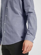 Gemustertes Hemd Slim Fit - Männer - navy white mini vichy Gemustertes Hemd Slim Fit - Männer - navy white mini vichy - 10 - TOM TAILOR Denim