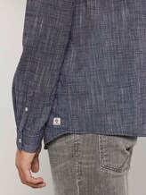 Feines Slim Fit Hemd - Männer - Black Iris Blue Feines Slim Fit Hemd - Männer - Black Iris Blue - 10 - TOM TAILOR Denim