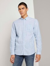 Fijn slim fit overhemd - Mannen - Blue Younder Fijn slim fit overhemd - Mannen - Blue Younder - 1 - TOM TAILOR Denim