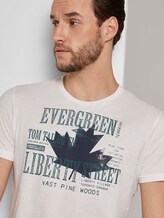Print T-Shirt - Männer - Light Marsmallow Print T-Shirt - Männer - Light Marsmallow - 9 - TOM TAILOR