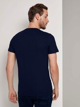 Print T-Shirt - Männer - Sky Captain Blue Print T-Shirt - Männer - Sky Captain Blue - 2 - TOM TAILOR