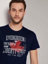 Print T-Shirt - Männer - Sky Captain Blue Print T-Shirt - Männer - Sky Captain Blue - 9 - TOM TAILOR