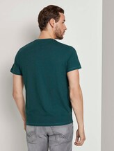 Print T-Shirt - Männer - Stroke Green Print T-Shirt - Männer - Stroke Green - 2 - TOM TAILOR