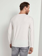 Langarmshirt mit Brustprint - Männer - Light Marsmallow Langarmshirt mit Brustprint - Männer - Light Marsmallow - 2 - TOM TAILOR