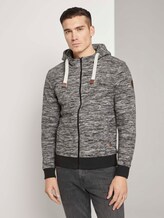 Weiche Fleecejacke mit Kapuze - Männer - Sky Captain Blue Weiche Fleecejacke mit Kapuze - Männer - Sky Captain Blue - 1 - TOM TAILOR
