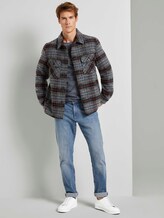 Meliertes Langarmshirt - Männer - Sky Captain Blue Meliertes Langarmshirt - Männer - Sky Captain Blue - 3 - TOM TAILOR