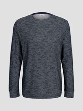 Meliertes Langarmshirt - Männer - Sky Captain Blue Meliertes Langarmshirt - Männer - Sky Captain Blue - 7 - TOM TAILOR