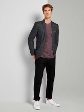 Meliertes Langarmshirt - Männer - Dusty Wildberry Red Meliertes Langarmshirt - Männer - Dusty Wildberry Red - 3 - TOM TAILOR