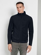 Fleece jas met opstaande kraag - Mannen - Sky Captain Blue Fleece jas met opstaande kraag - Mannen - Sky Captain Blue - 1 - TOM TAILOR